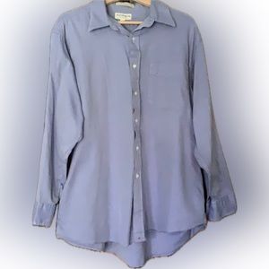 Men’s Hathaway Classic Blue Dress Shirt - Size L